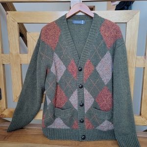 Stunning Wool cardigan sweater XL
